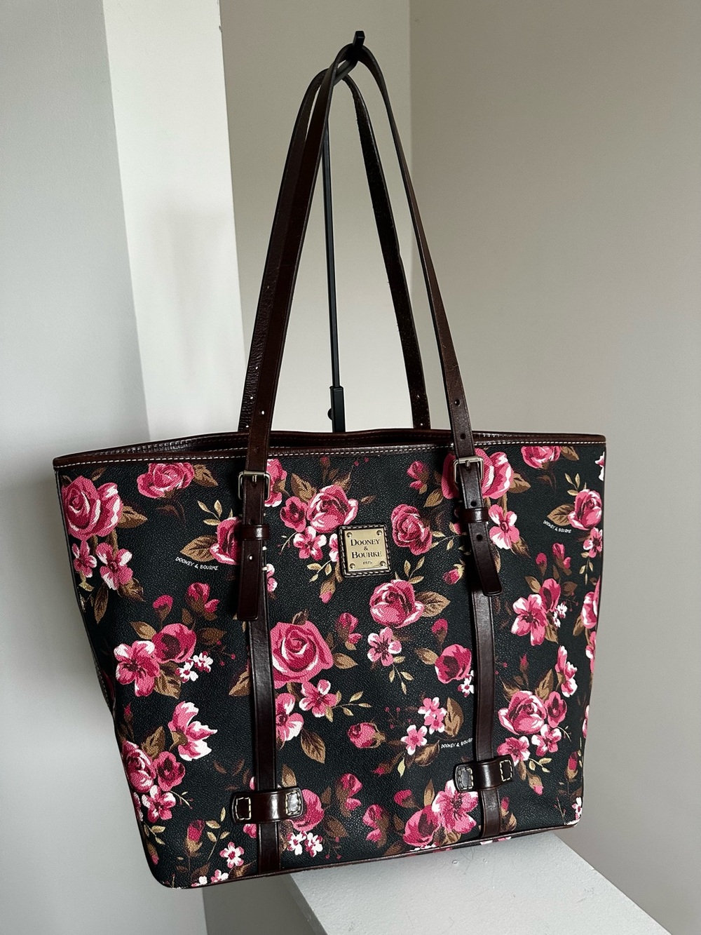 Dooney & Bourke Cabbage Rose Shopper Tote Bag
